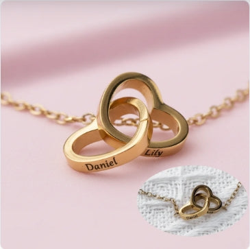 Cadeau Saint-Valentin Inoubliable : Ourson avec Fleur Éternelle & Collier Cœur Gravé